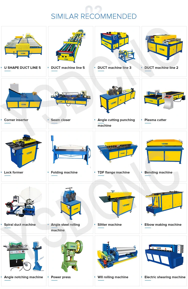 Sheet Metal Gorelocker Machine Elbow Duct Machine Mechanical Type Elbow Making Machine for Ventilation Duct